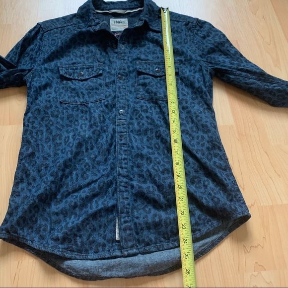 Blue Printed Tna Button Up - Picture 7 of 8